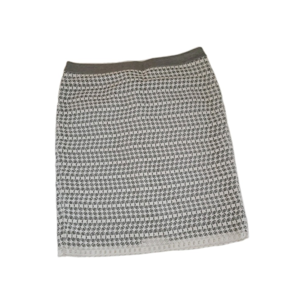 Calvin Klein Grey Knit Skirt Size 16